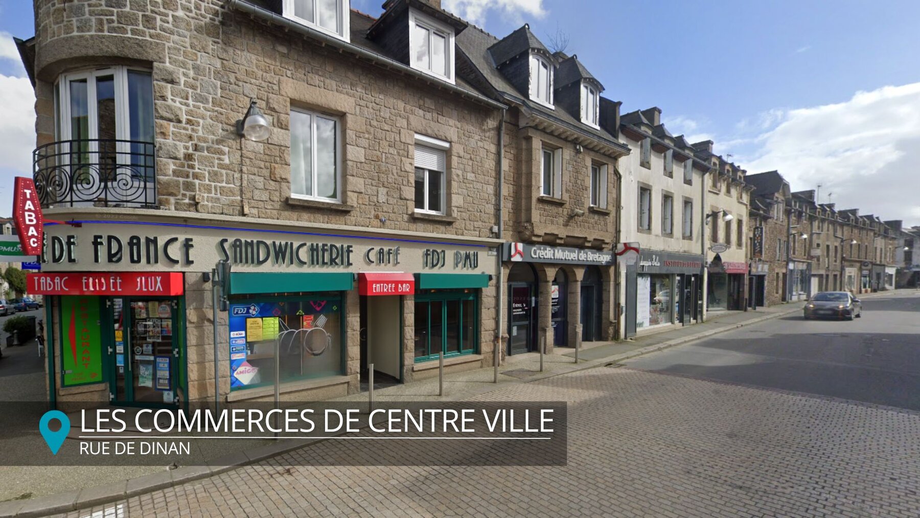 Les commerces à Pleurtuit