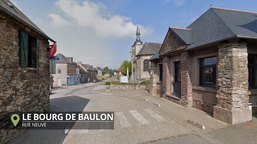 Le bourg de baulon