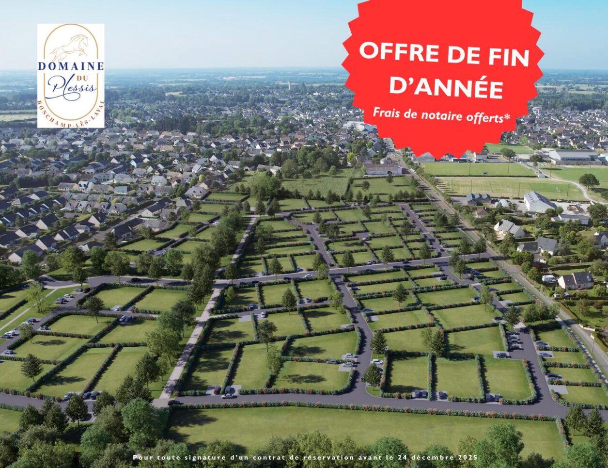 Terrain Le Domaine du plessis : terrains à Bonchamp-lès-Laval