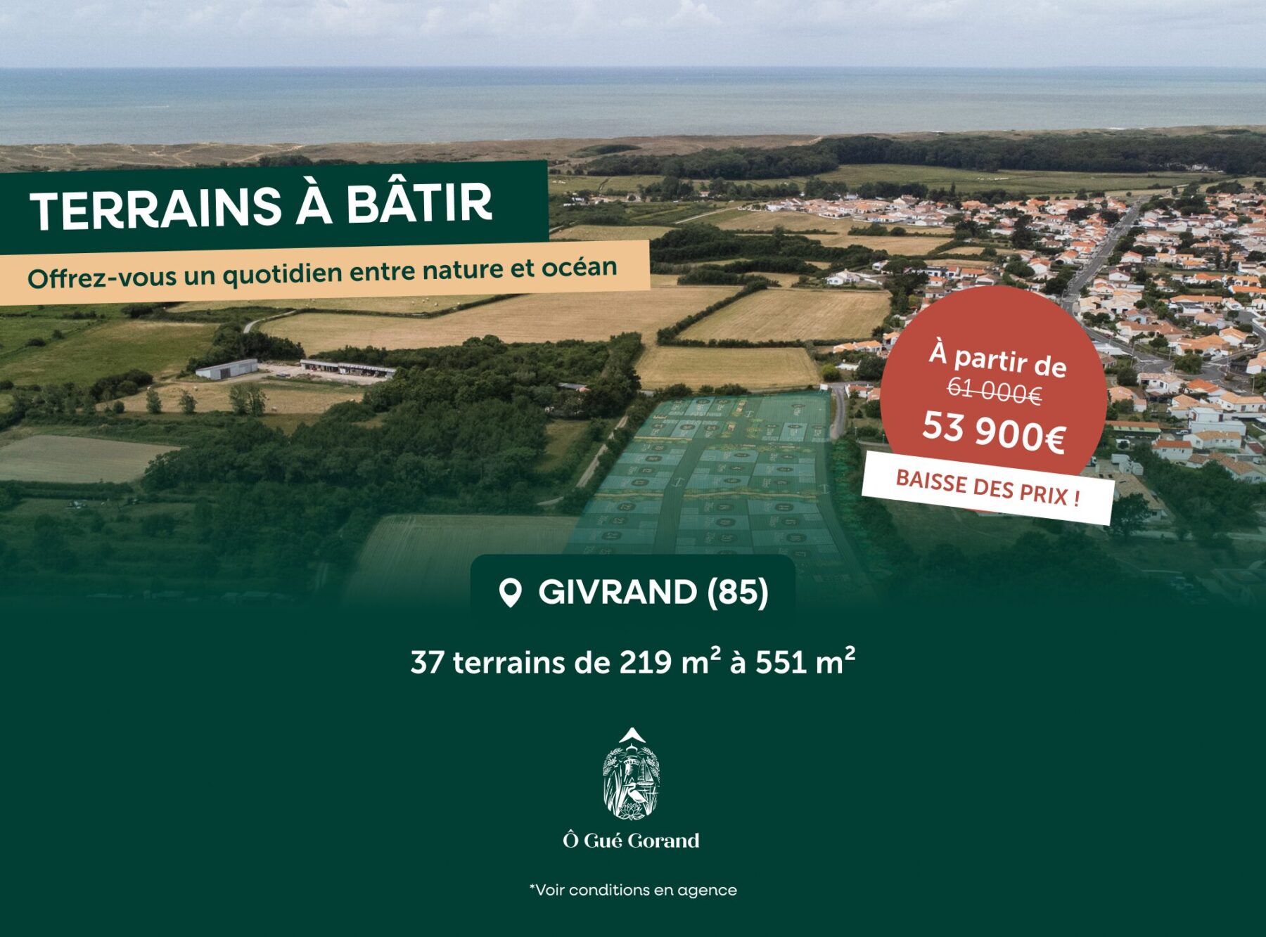 Terrain Ô Gué Gorand – Givrand (85)