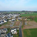 Terrains à vendre à MELESSE, vue aérienne du lotissement Ô Bocage