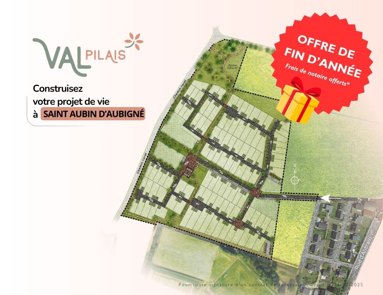 Terrain Val Pilais : terrains à SAINT-AUBIN-D’AUBIGNÉ