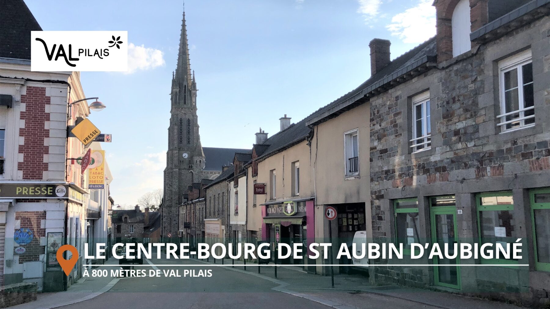 Le Bourg de Saint-Aubin-d'Aubigné