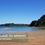 La plage du Minihic-sur-Rance à proximité du lotissement Porz-Menhic