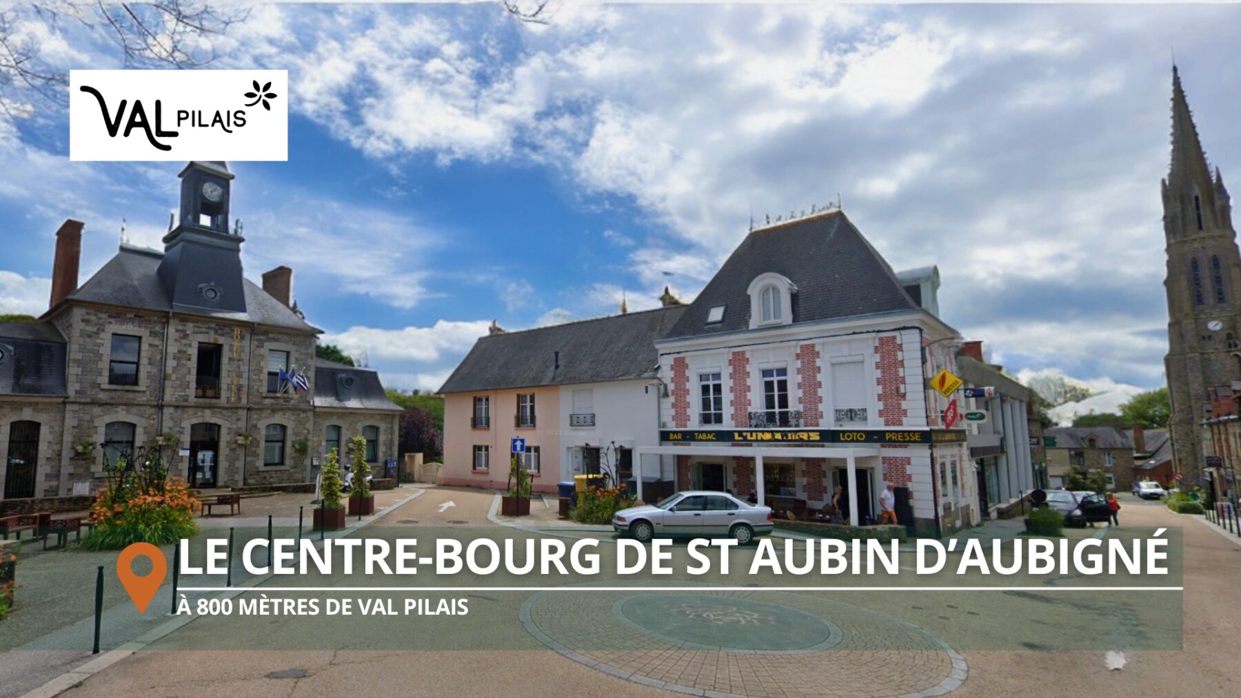 Le Bourg de Saint-Aubin-d'Aubigné