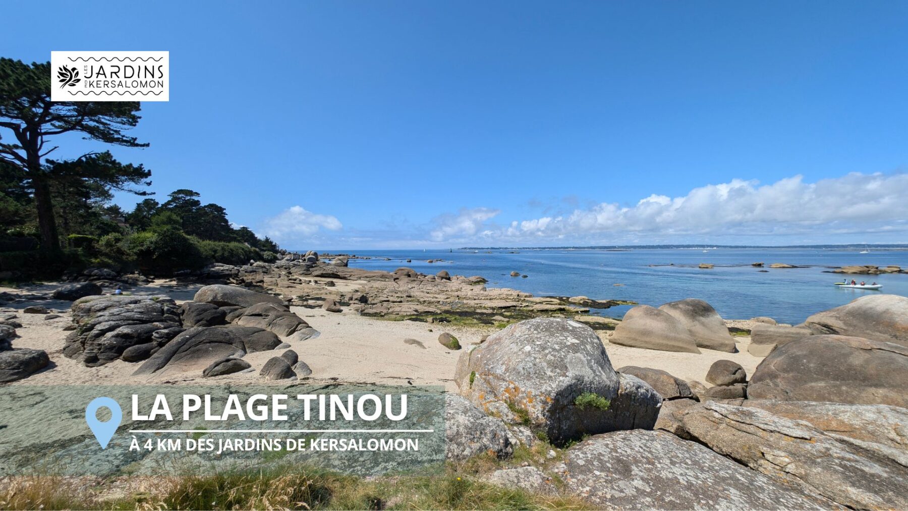 La plage du Tinou à Concarneau