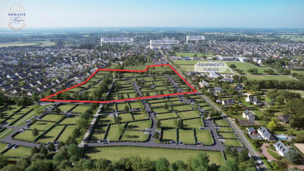 Actualité Évolution de notre lotissement Le Domaine du Plessis