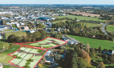 Actualité L&rsquo;HERMITAGE (35) – Début des travaux de viabilisation du lotissement Le Domaine des songes